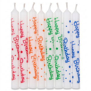 Multicolour "Happy Birthday" Letter Candles - 13 Pack