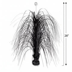 Large Black Metallic Spray Centerpiece