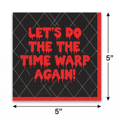 Rocky Horror Beverage Napkins - 5 In. X 5 In.