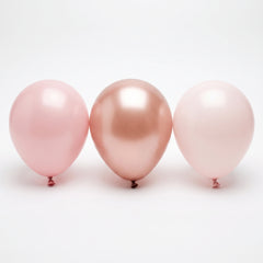 Elegant Rose Gold Latex Balloons, 5-Inch, 25-Pack for Celebrations