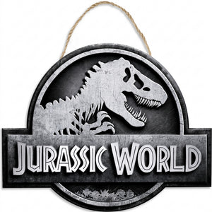 Jurassic World Into the Wild Hanging Sign Decoration