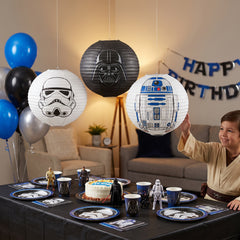 Star Wars Galaxy Paper Lanterns - Darth Vader, Stormtrooper & R2-D2 Set