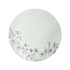 10"" Dandelion Bloom Design Plastic Plates (10)