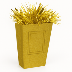 Sparkling Gold Customizable Balloon Weight Centerpiece