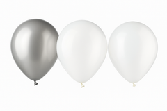 Platinum Assorted 5-Inch Latex Balloons - 25 Pack