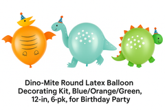 Dino-Mite Latex Balloon Decorating Kit - Set of 6