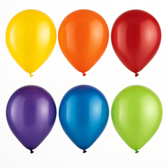 12" Assorted Pearl Latex Balloons - Pack of 10
