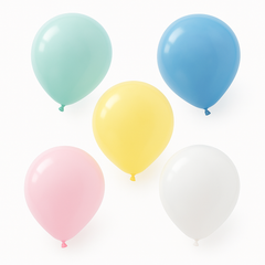 Pastel Mini Latex Balloons, Assorted Colors, 5-Inch, 50-Pack