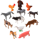 Mini Farm Animals - 12 Count