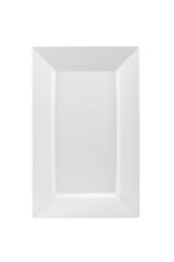 12.75 In. Clear Rectangular Plastic Plates | 120 Count