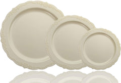 12 Oz. Ivory Victorian Design Bowls | 20 Count
