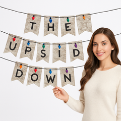 Customizable "The Upside Down" Stranger Things Banner
