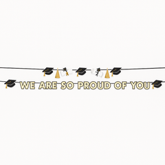 "We Are So Proud of You" Graduation Banner Kit