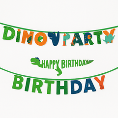 Dino-Mite Double Banner Kit for Baby's First Birthday