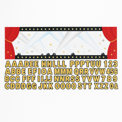 Giant Hollywood Personalized Banner Kit