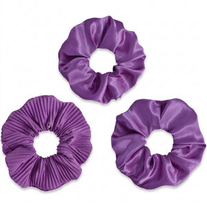 Purple Scrunchies 3-Pack - Team Spirit Collection
