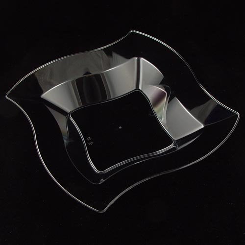 14 Oz. Clear Wavy Bowls | 10 Count
