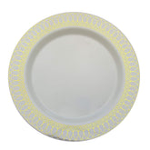 14 Oz. Gold Ovals Design Soup Bowls | 10 Count