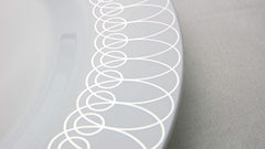 14 Oz. Silver Ovals Design Soup Bowls | 10 Count