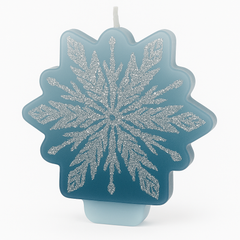Disney Frozen 2 Glitter Snowflake Birthday Candle