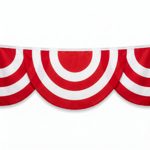 Canada Day Red and White Bunting Banner - 11 ft