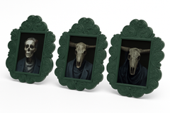 Dark Academia Skull Lenticular Wall Decor Set