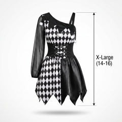 Women's Naughty Jester Halloween Costume