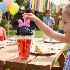 Minnie Mouse 18oz Party Cup with Straw and Ears Lid