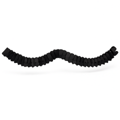 Jet Black Tissue Paper Garland