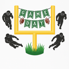 Ultimate Game Day Football Wall Decor Kit
