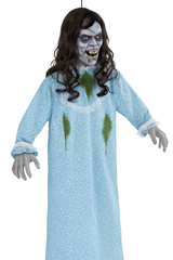 5-Foot Hanging Exorcist Prop with Blue Dress