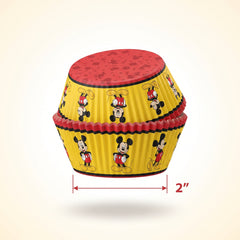 Mickey Mouse Cupcake Baking Cups, 2-Inch, 48-Count