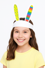 DIY Easter Bunny Ears Coloring Kit - 12 Pack
