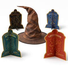 Hogwarts Houses 3D Table Decorating Kit