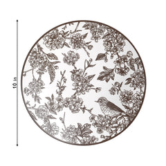 10"" Rustik Design Plastic Plates (10)