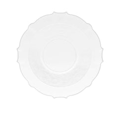 12 Oz. Clear/Silver Petal Bowls | 20 Count