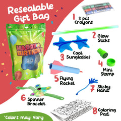 8 Piece Premium Goodie Bag With toys | Case of 40