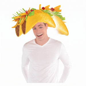Fiesta Fun Giant Taco Hat - Novelty Wearable Accessory