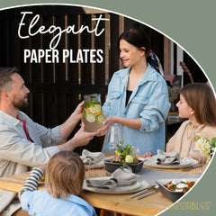 Earthtrends Petite Fleur Design Plates Combo Set 16/16.