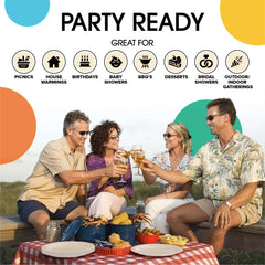 9 In. Ivory Paper Plates - 50 Ct.