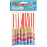 Wood Paddle Balls - 12 Count