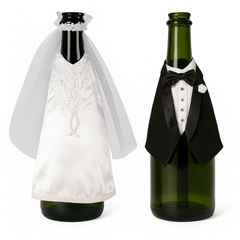 Wedding Day Champagne Bottle Attire Set