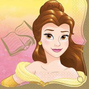 Disney Princess Belle Luncheon Napkins - 16 Pack