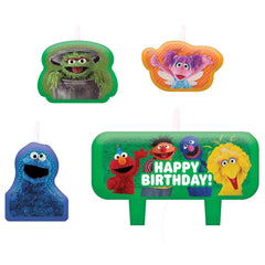 Sesame Street Birthday Candle Set - 4 Pack