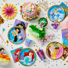 Disney Princess Ariel "Make a Splash" 9-Inch Round Paper Plates - 8 Pack
