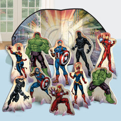 Marvel Avengers Power Unite Table Decorating Kit - 11-Piece Set