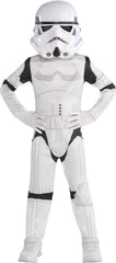 Amscan Disney Star Wars Stormtrooper Halloween Costume, White Jumpsuit with Mask, Toddler, Assorted Sizes