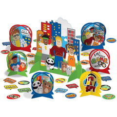 Party Town "Let's Game" Birthday Table Decorating Kit - 31 Piece Set