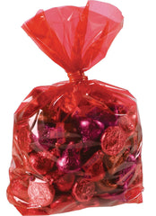 Large Red Cello Party Bags - 25 Pack
