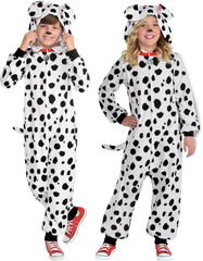 Zipster Boys Dalmatian Jumpsuit Costume for Halloween